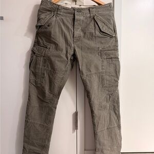 Vintage Ralph Lauren Men's Cargo Pants Olive Green 32x34